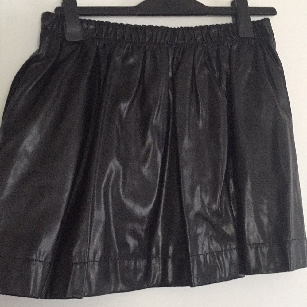 Black Polyester Skirt